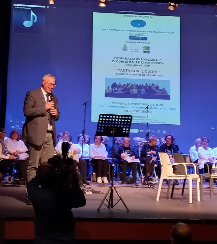 VOLONTARIATO. BORDIN A CONCERTO CORI PARKINSON: VOI FATE GRANDE IL FVG